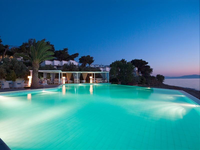 Venus Beach Hotel Bungalows Неа-Стира Экстерьер фото